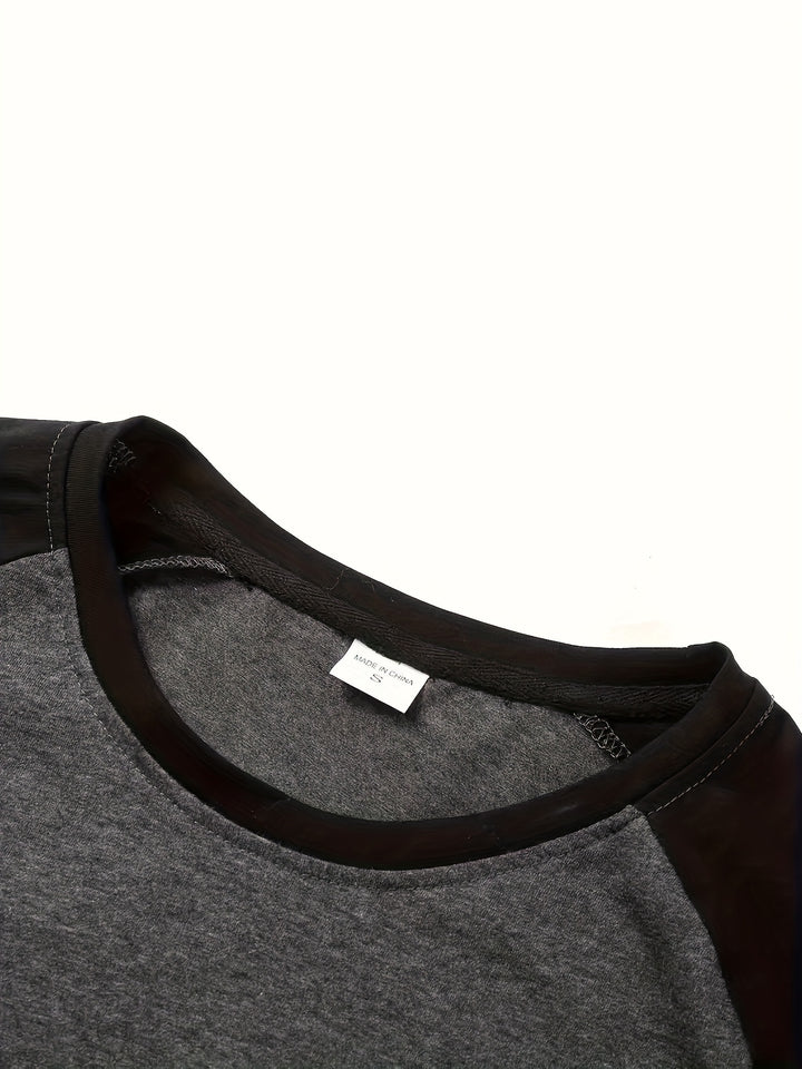Pim | Sportieve Longsleeve met Contrastmouwen
