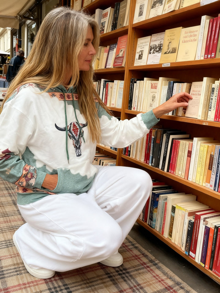 Berber | Warme Hoodie met Bohemien Print