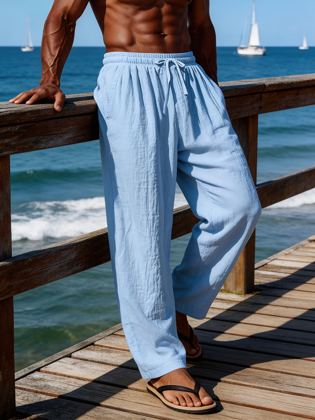 Fedde | Luchtige Zomerbroek met Koord