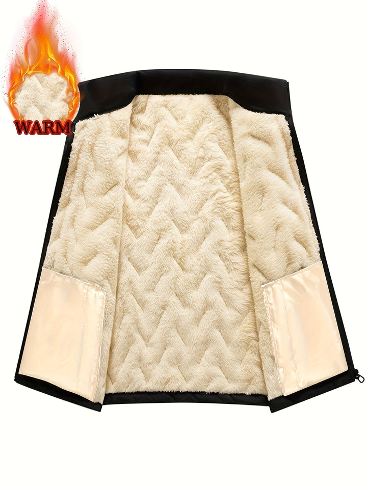 Gijs | Warme Bodywarmer met Opstaande Kraag