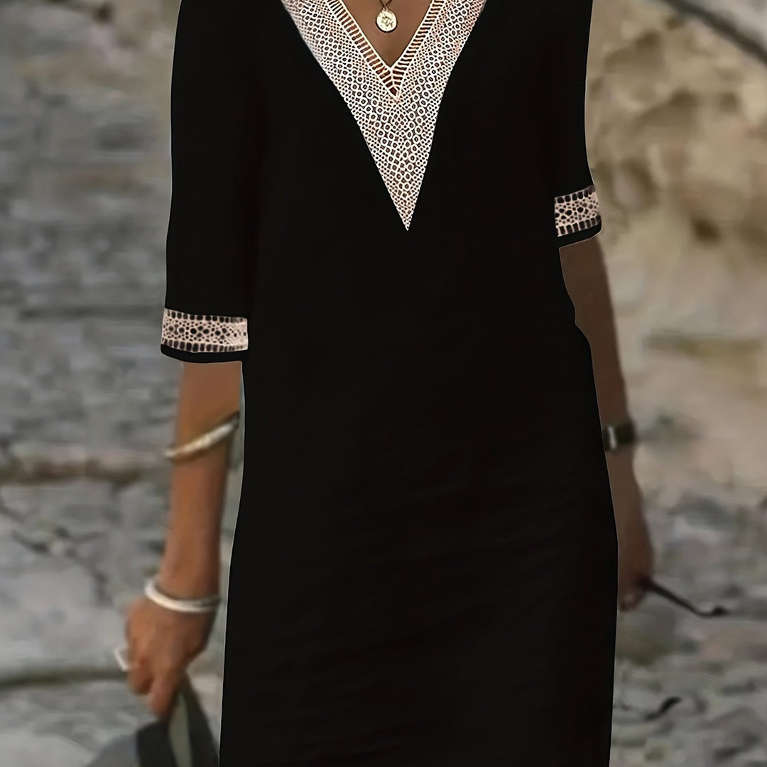 Ilse | Elegante V-hals Jurk