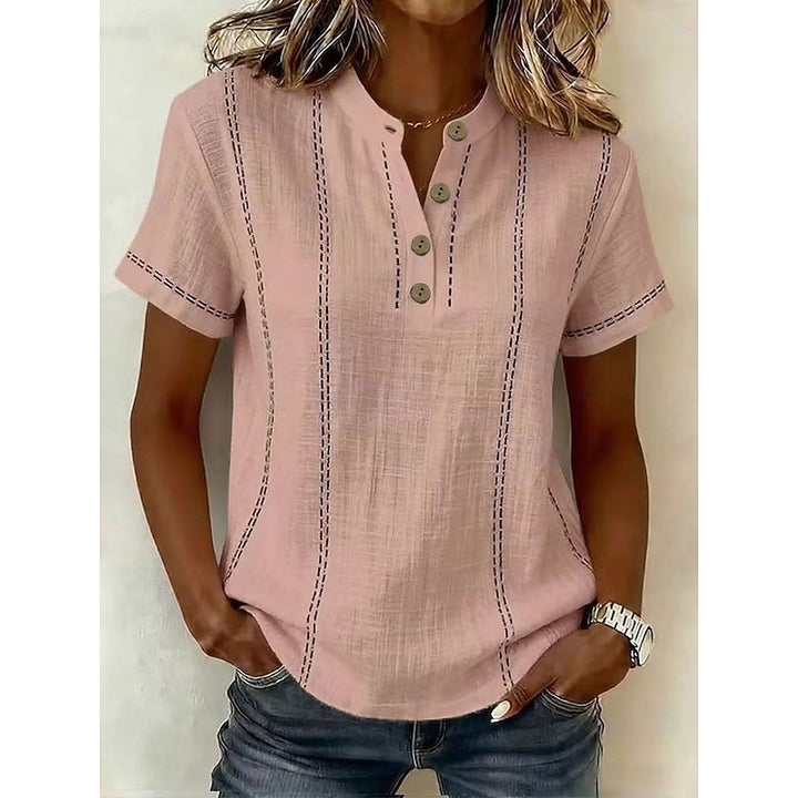 Wilma | Verfijnde Gestreepte Blouse