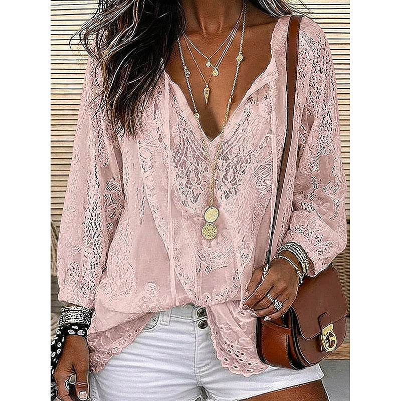 Annemarie | Verfijnde Kanten Blouse