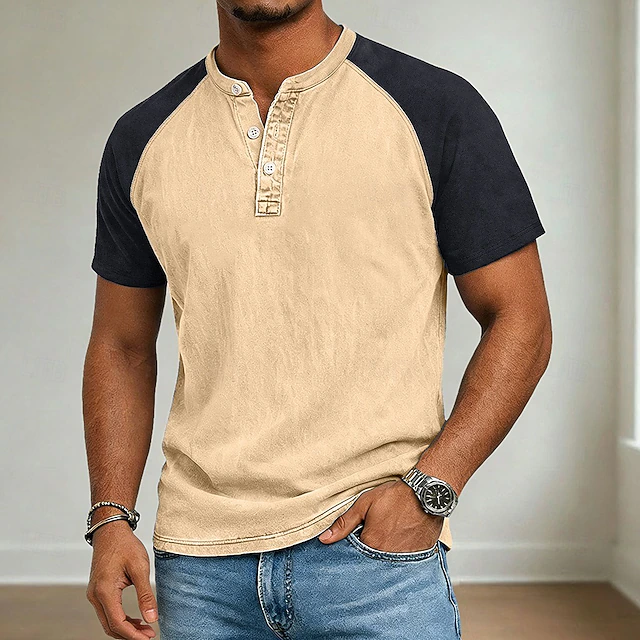 Ruud | Sportieve Kleurblok Henley