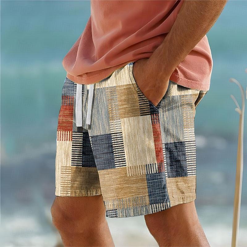 Jort | Comfortabele Zwemshort met Ruitmotief