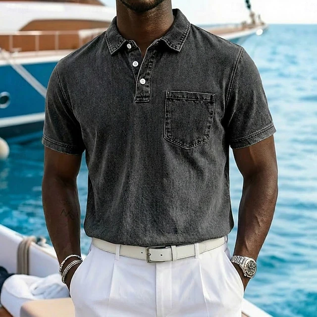 Guus | Klassiek Poloshirt met Borstzak