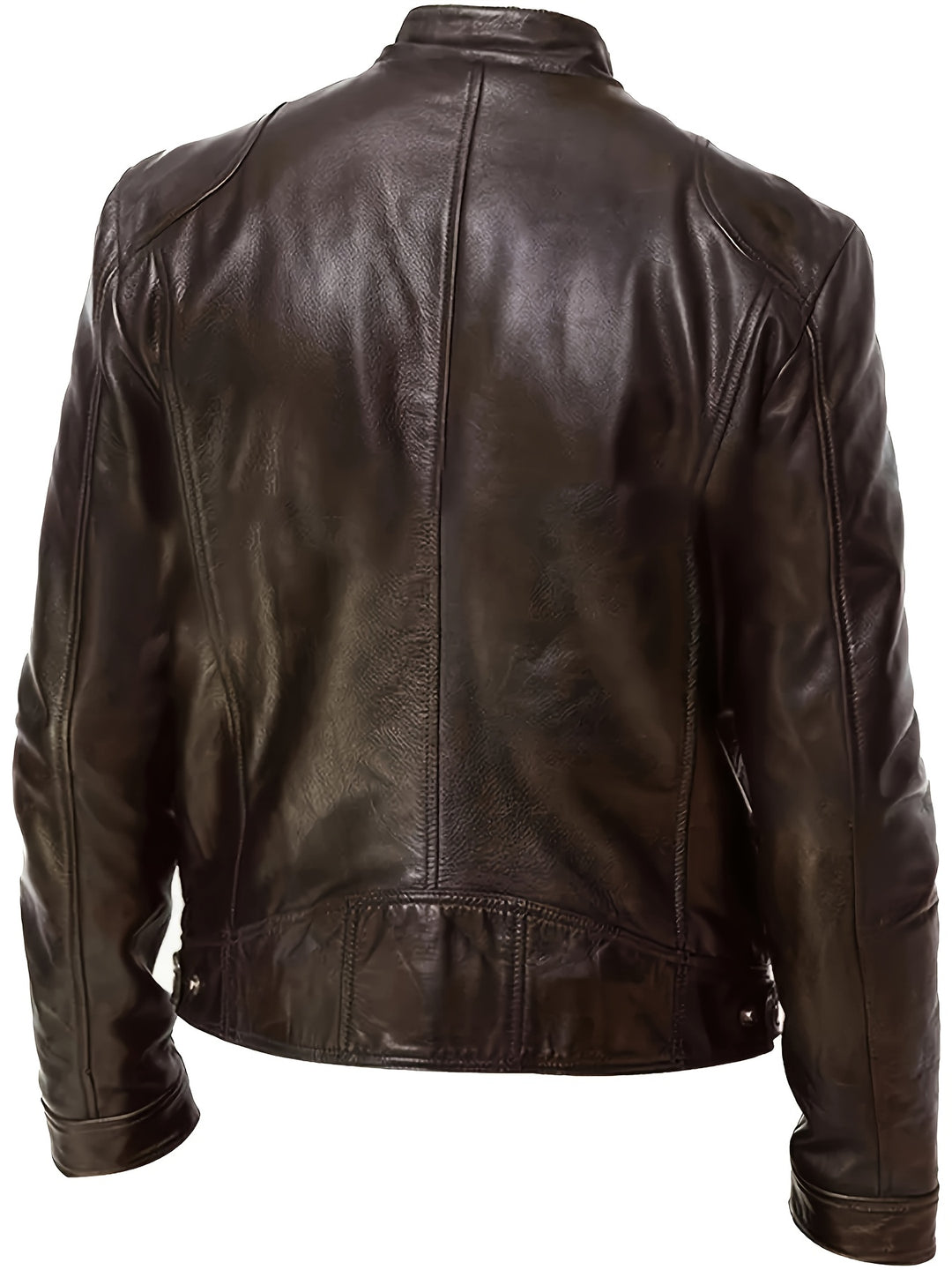 Jorrit | Klassieke Motorjas met Opstaande Kraag