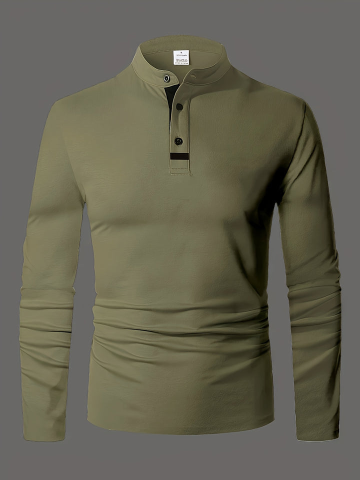 Victor | Verfijnd Shirt met Knoopsluiting