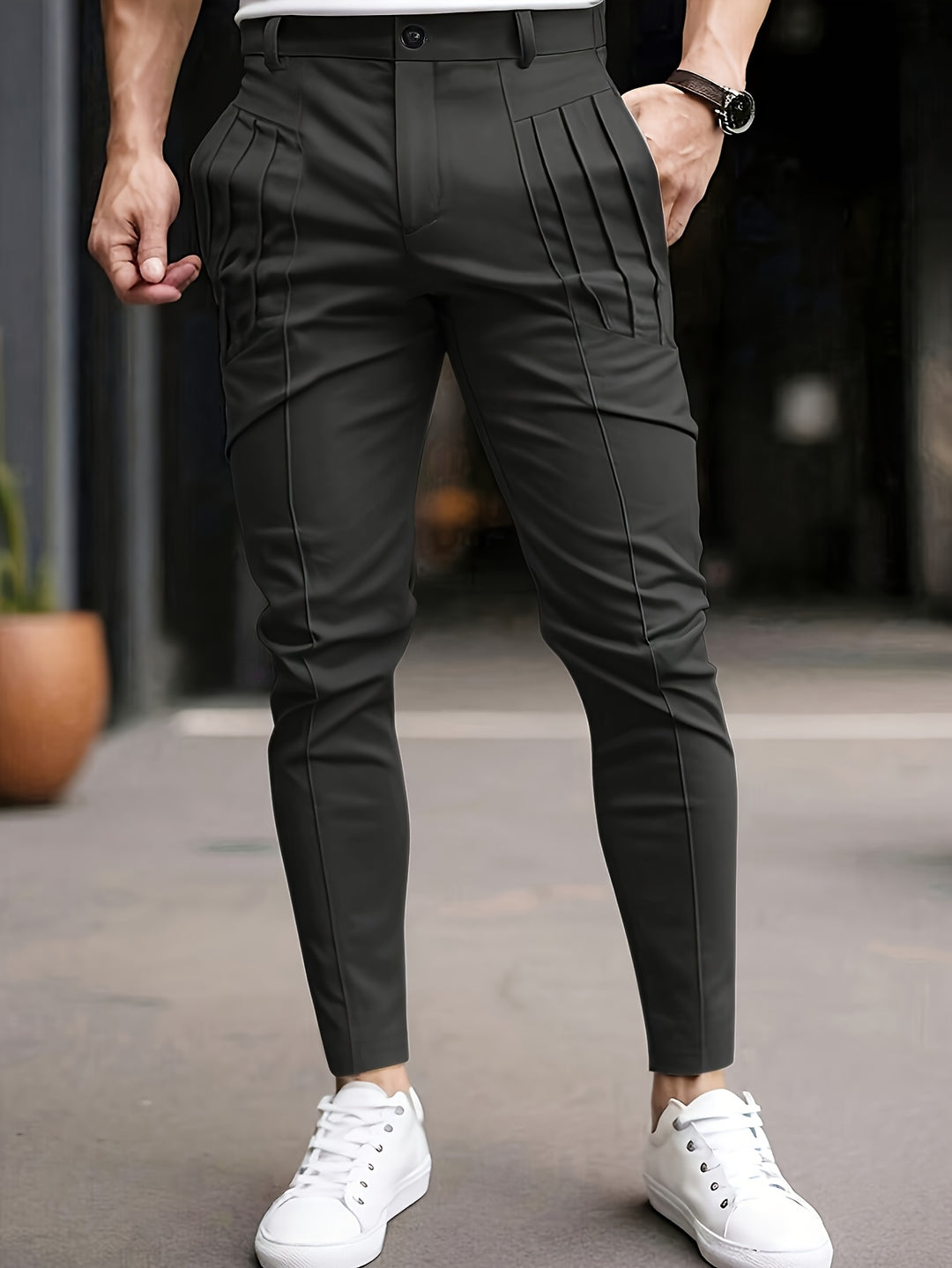 Twan | Verfijnde Slim-Fit Pantalon