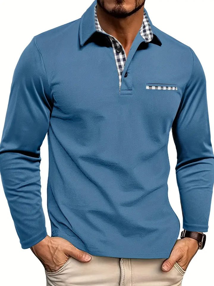 Beeckhoven  | Modern Poloshirt Met Lange Mouwen (1+1 GRATIS)