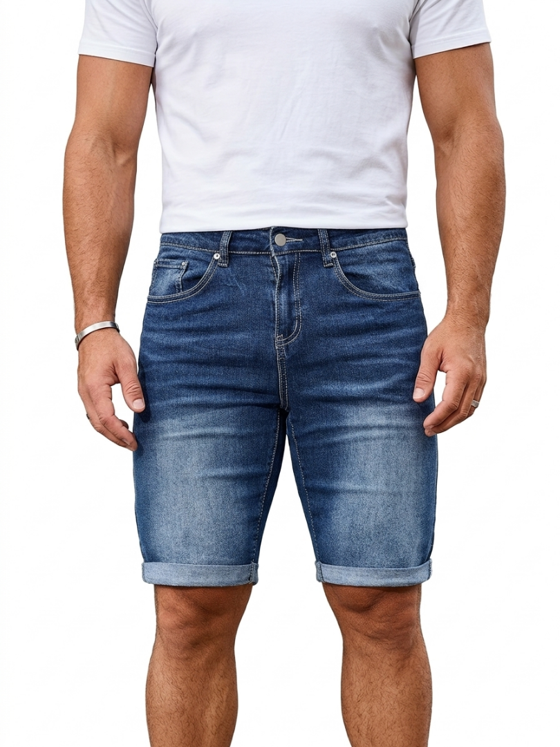 Lars | Stretch Denim Zomershort
