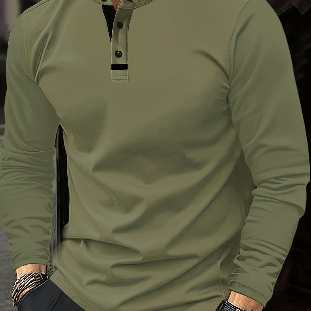 Victor | Verfijnd Shirt met Knoopsluiting