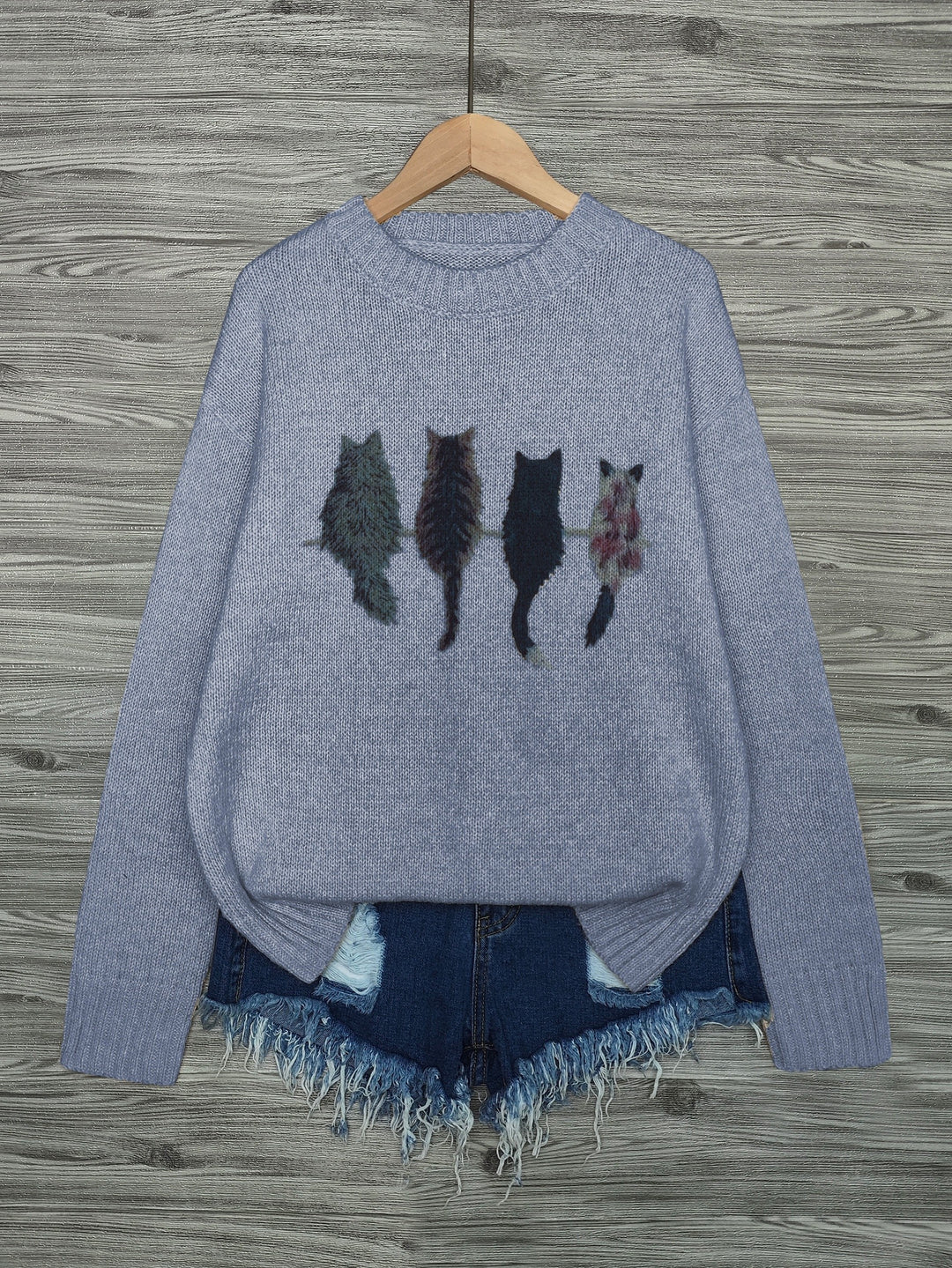Hetty | Zachte Kattenprint Trui