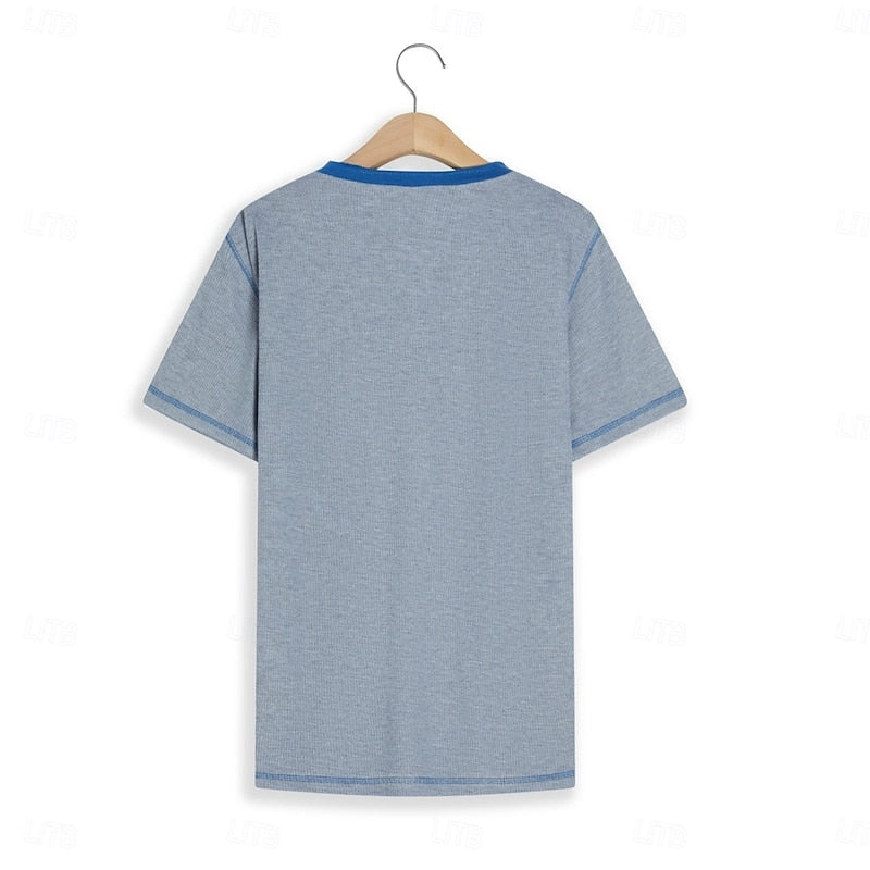 Jaap | Klassieke Henley met Structuur