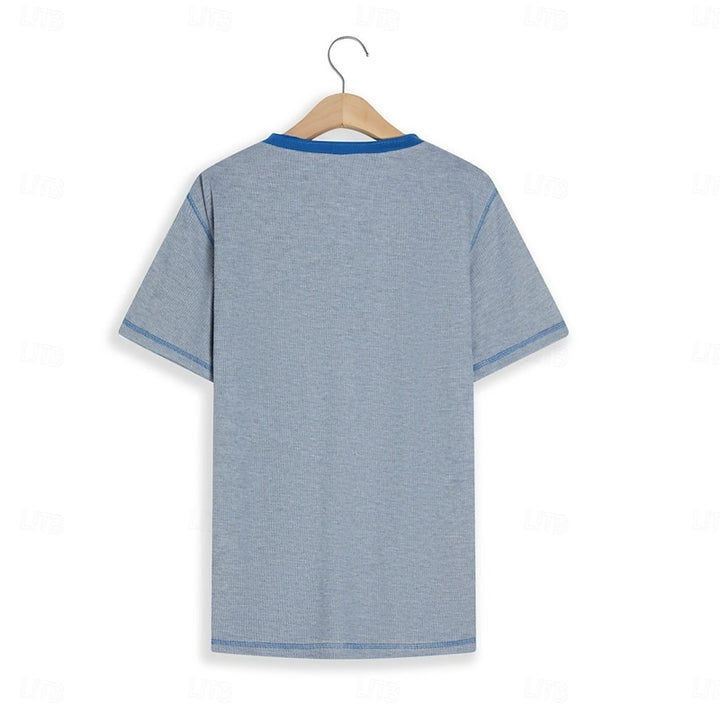 Jaap | Klassieke Henley met Structuur