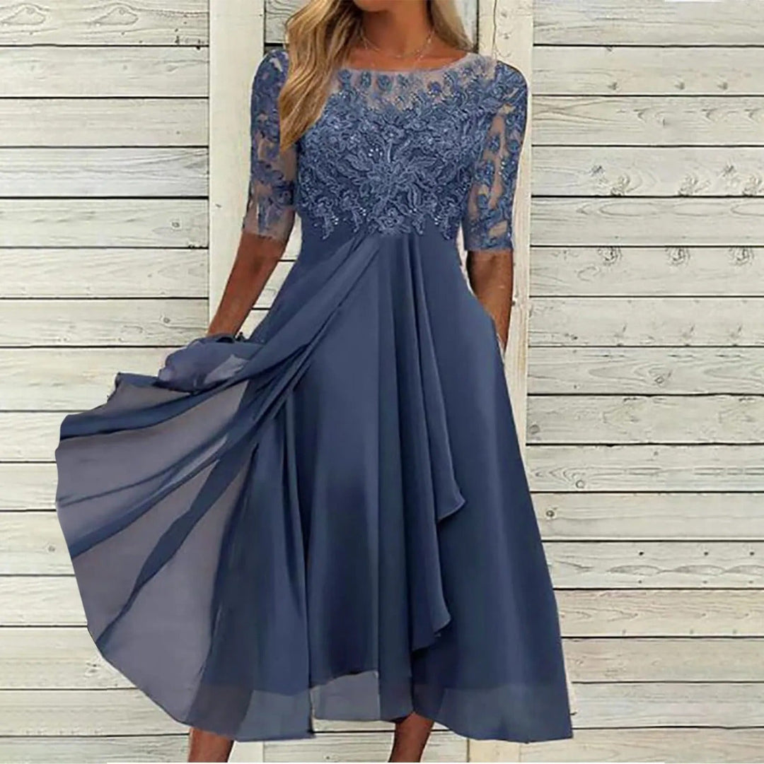 Julia | Elegante Feestjurk met Verfijnde Bovenkant