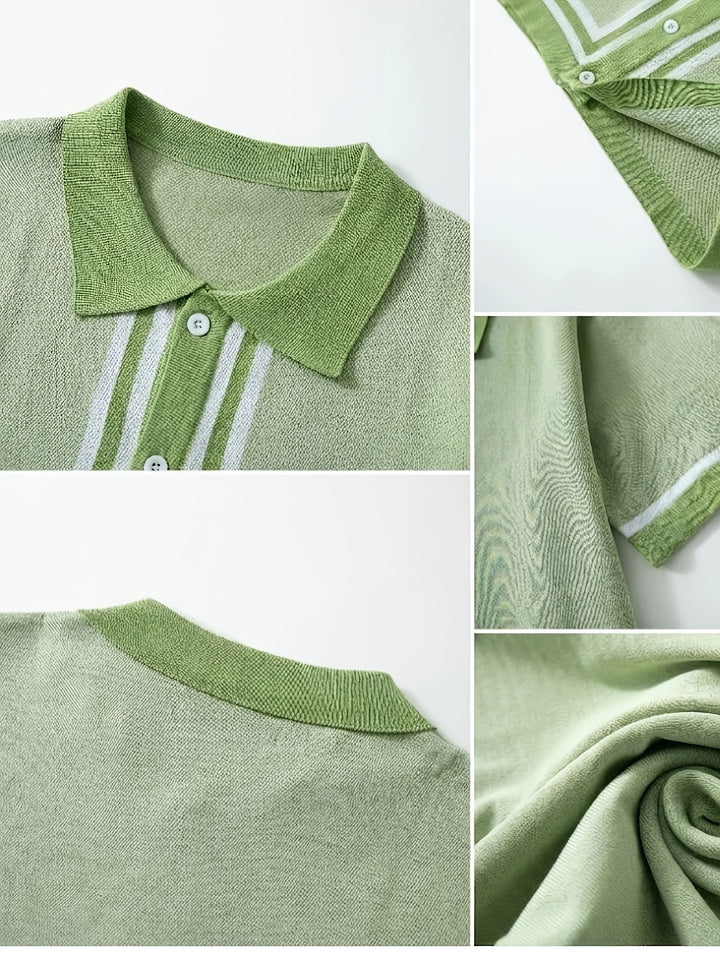 Arjen | Klassiek Gestreept Poloshirt