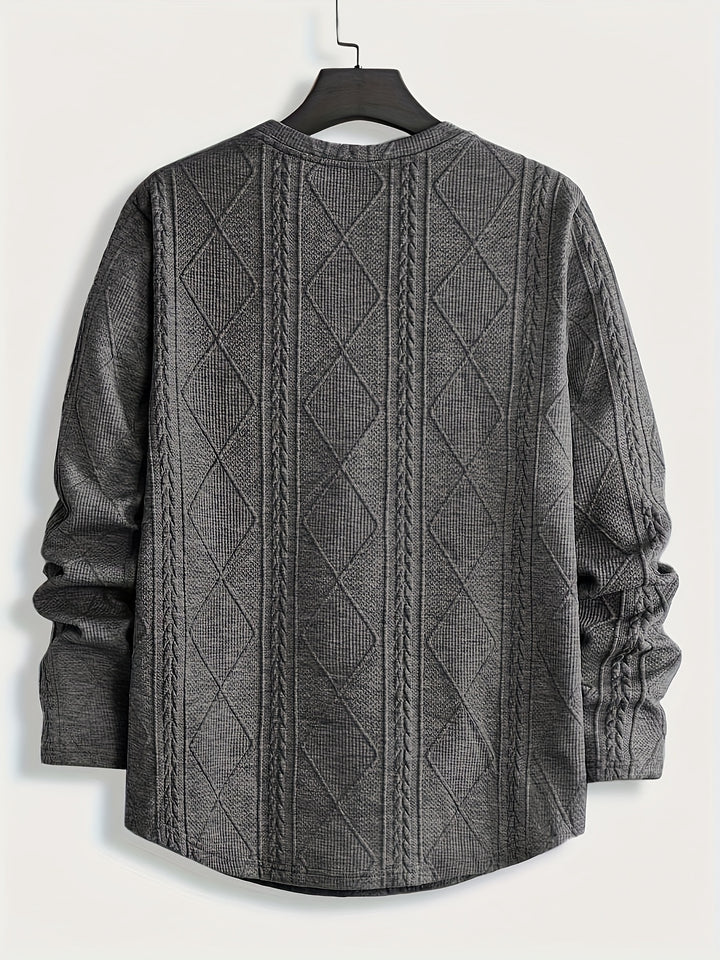 Sjors | Verfijnd Shirt met Lange Mouwen
