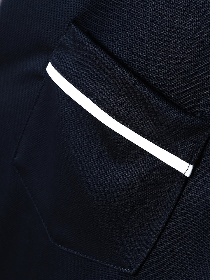 Bauke | Verfijnde Poloshirt met Rits