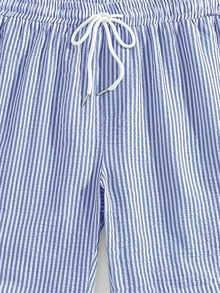 Tobias | Gestreepte Casual Short