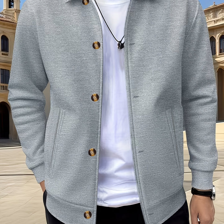 Ewald | Verfijnd Getextureerd Overshirt