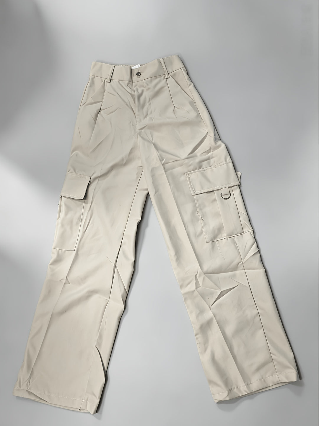 Elly | Comfortabele Cargobroek met Hoge Taille