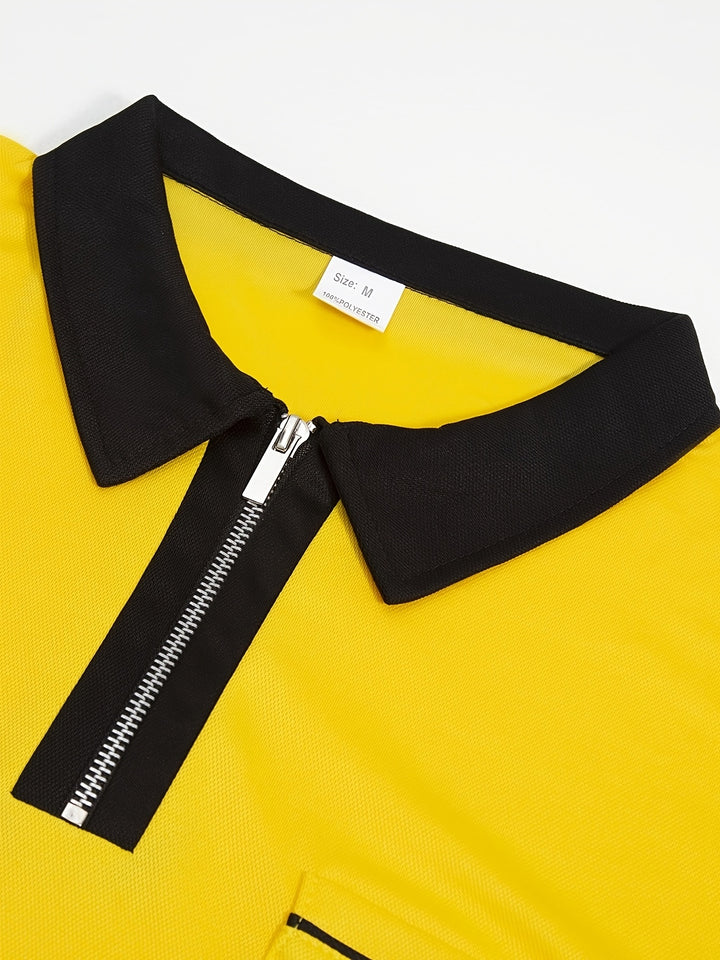 Bauke | Verfijnde Poloshirt met Rits