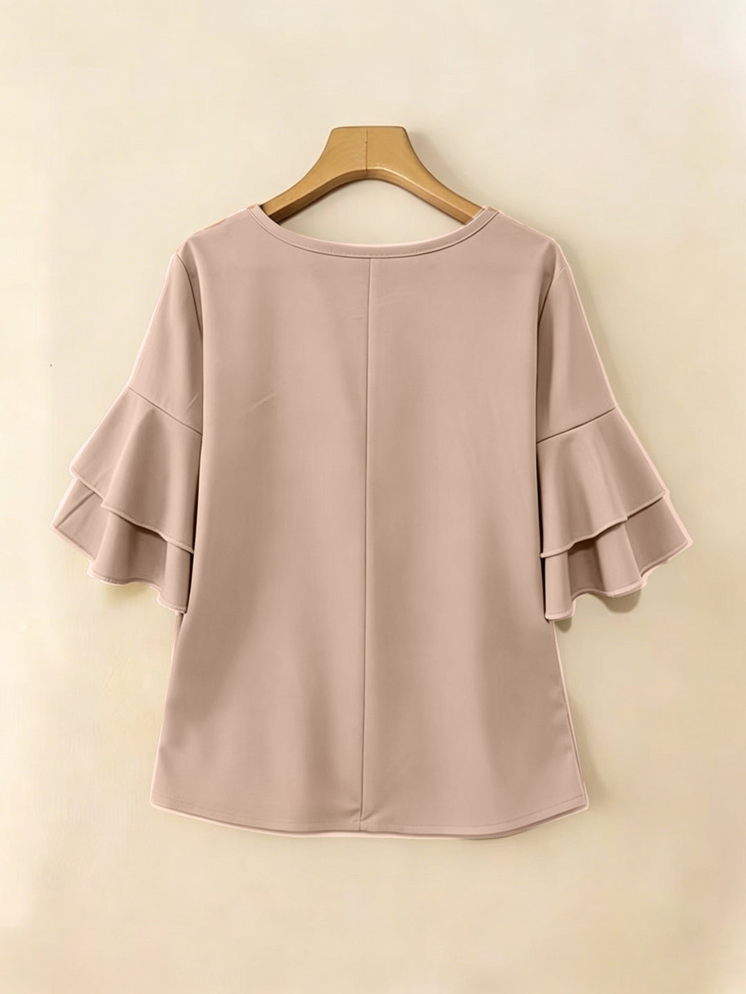 Rosalinde | Sierlijke Blouse met Ruchemouw