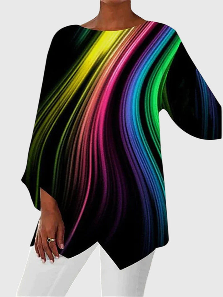 Hetty | Verfijnde Vlinderprint Top
