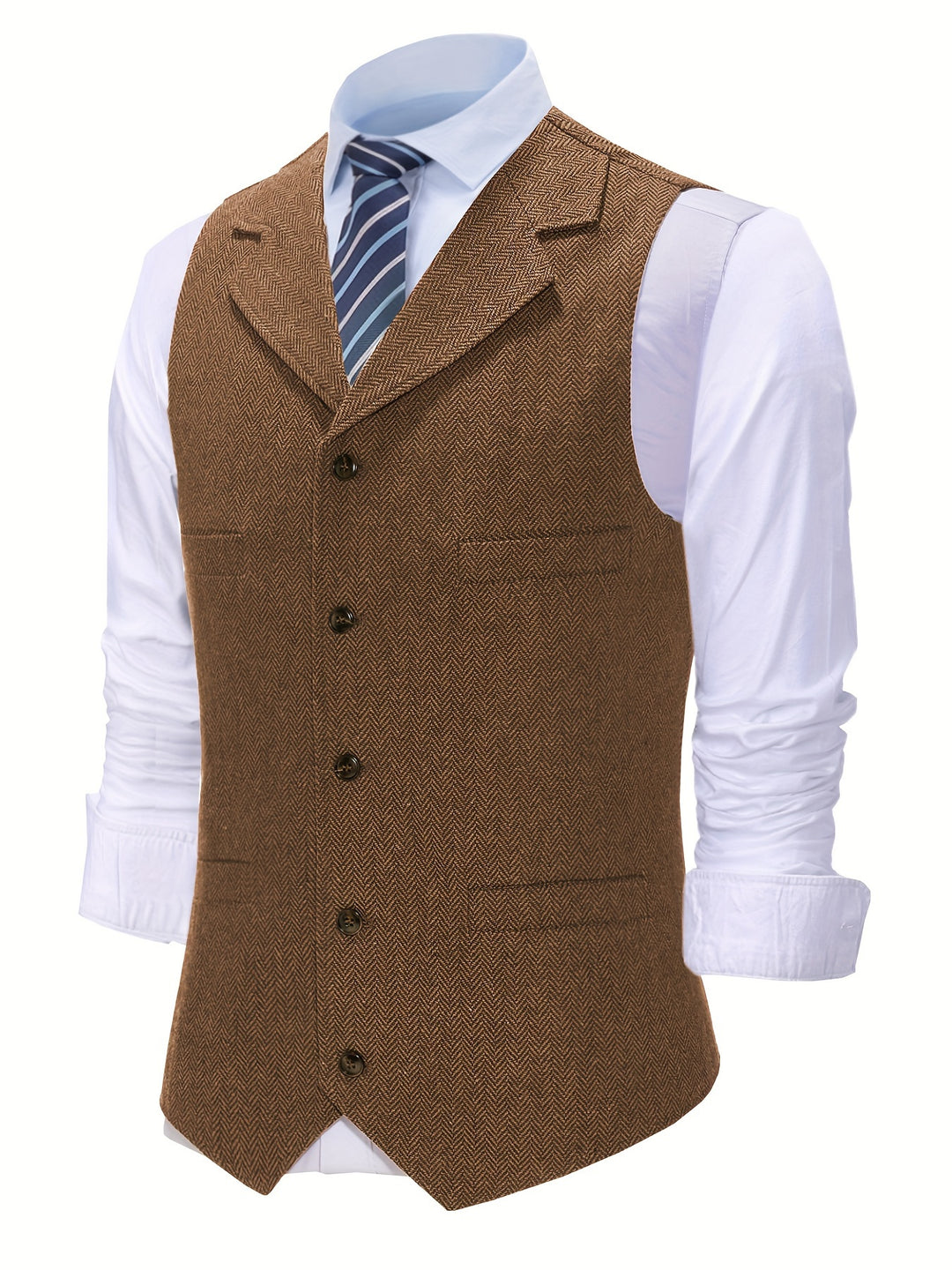 Wolter | Verfijnd Visgraat Gilet