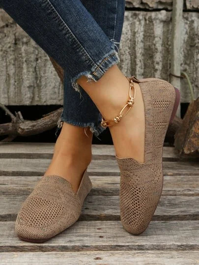 Lieke | Comfortabele Gebreide Loafers