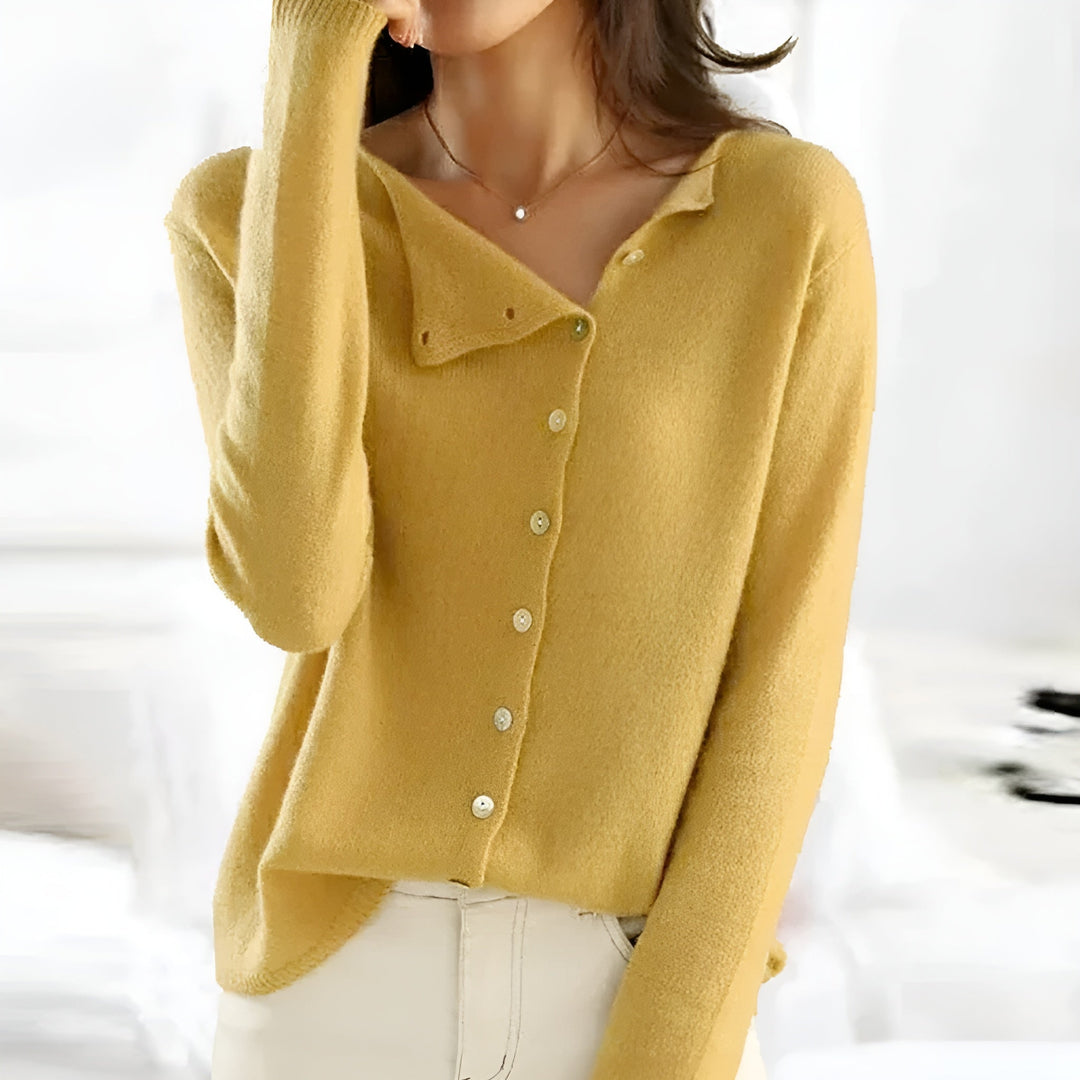 Sophie | Elegante Cardigan met Zachte Afwerking