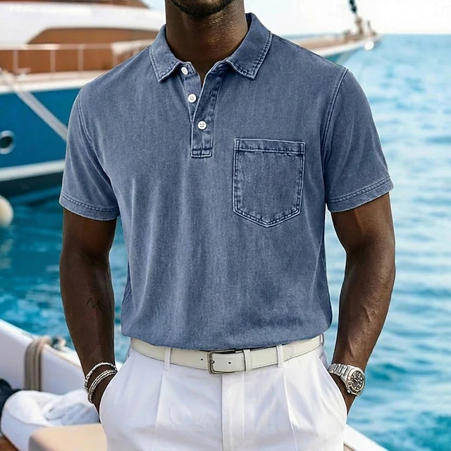 Guus | Klassiek Poloshirt met Borstzak