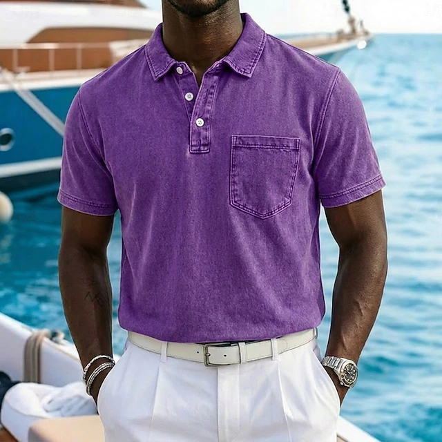 Guus | Klassiek Poloshirt met Borstzak