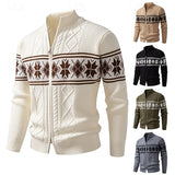 Tjalling | Warm Gebreid Vest met Opstaande Kraag