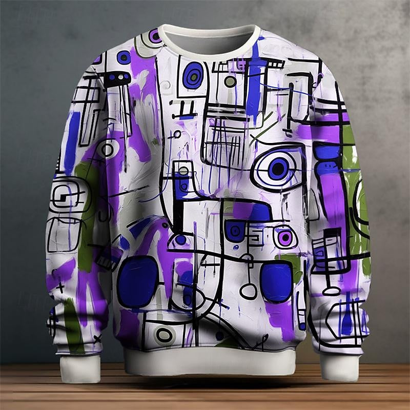 Jurre | Kunstzinnige Sweater met Print