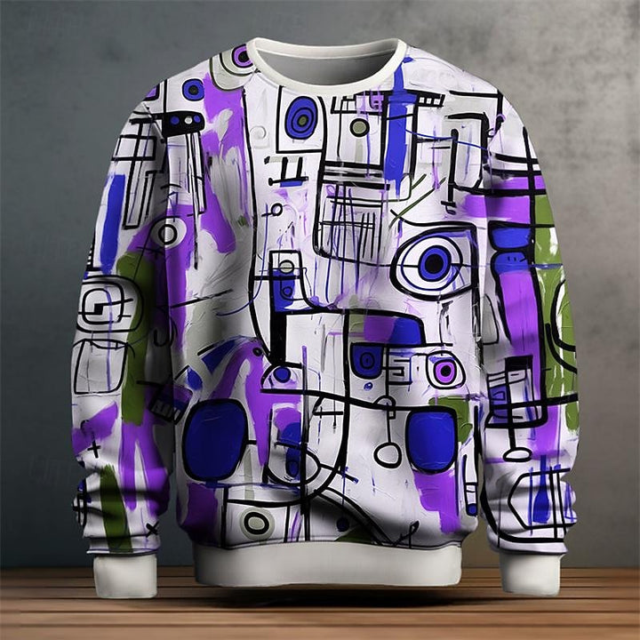 Jurre | Kunstzinnige Sweater met Print