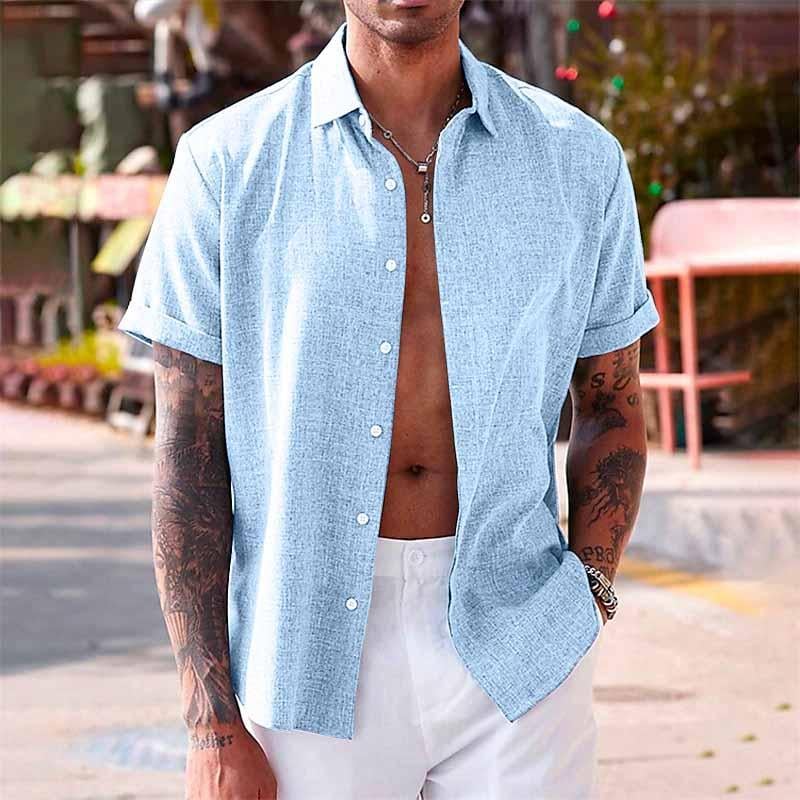 Lars | Ademend Slim-Fit Zomershirt