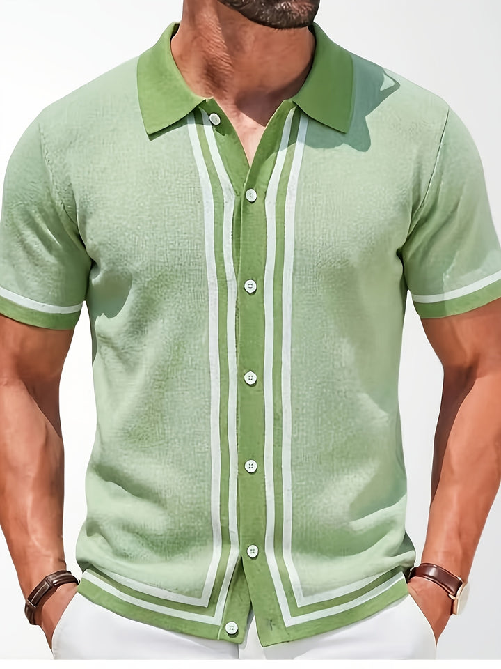 Arjen | Klassiek Gestreept Poloshirt