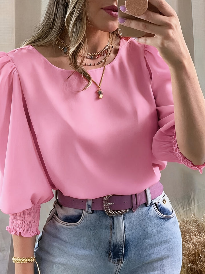 Mariëlle | Elegante Blouse met Pofmouwen