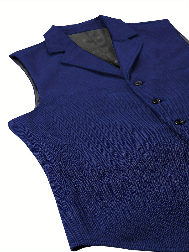 Wolter | Verfijnd Visgraat Gilet