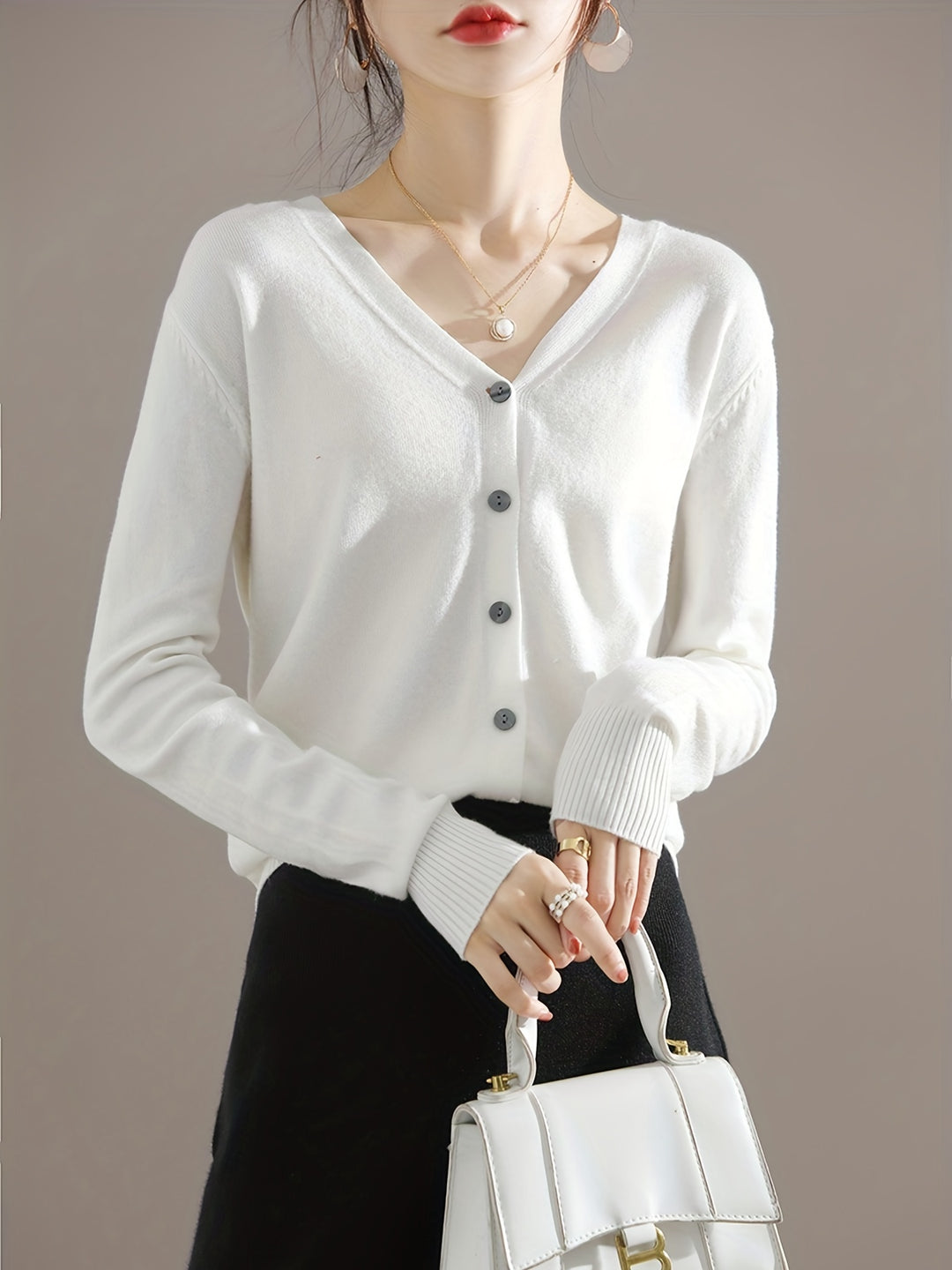 Willemien | Verfijnd Vest met Knoopsluiting