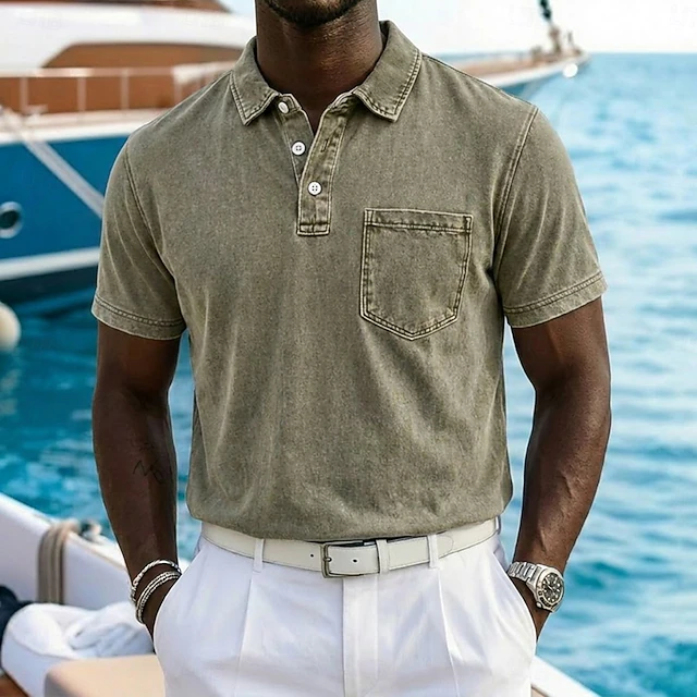Guus | Klassiek Poloshirt met Borstzak