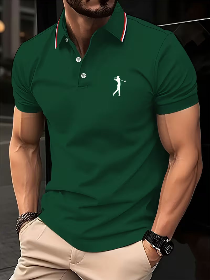 Diederik | Slim Fit Poloshirt met Klassieke Kraag