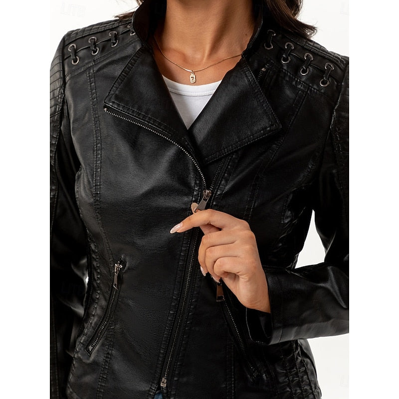 Wilhelmina | Getailleerd Bikerjack