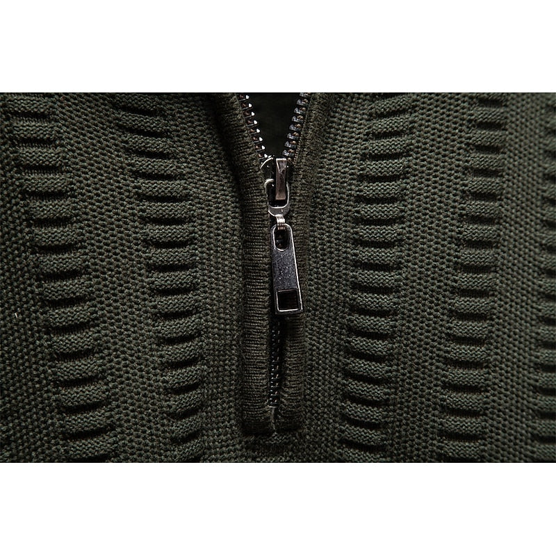 Alwin | Verfijnde Half-Zip Trui
