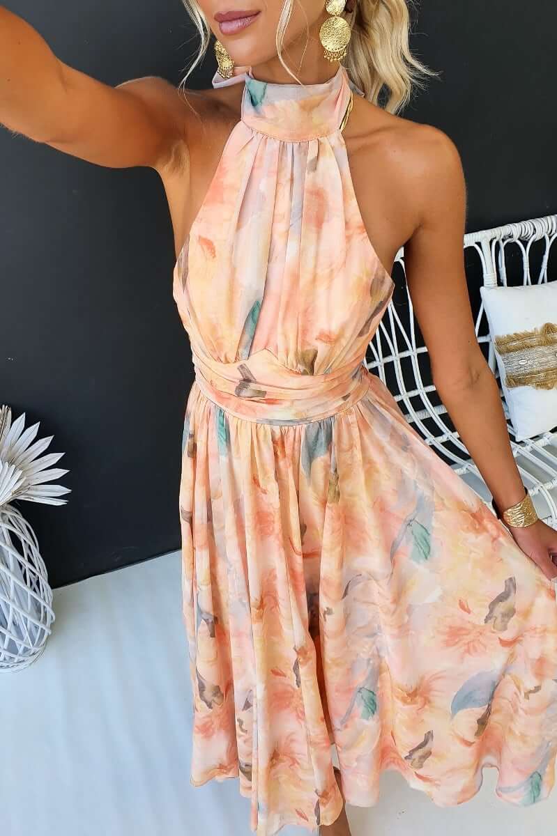 Eveline | Sierlijke Maxi-jurk