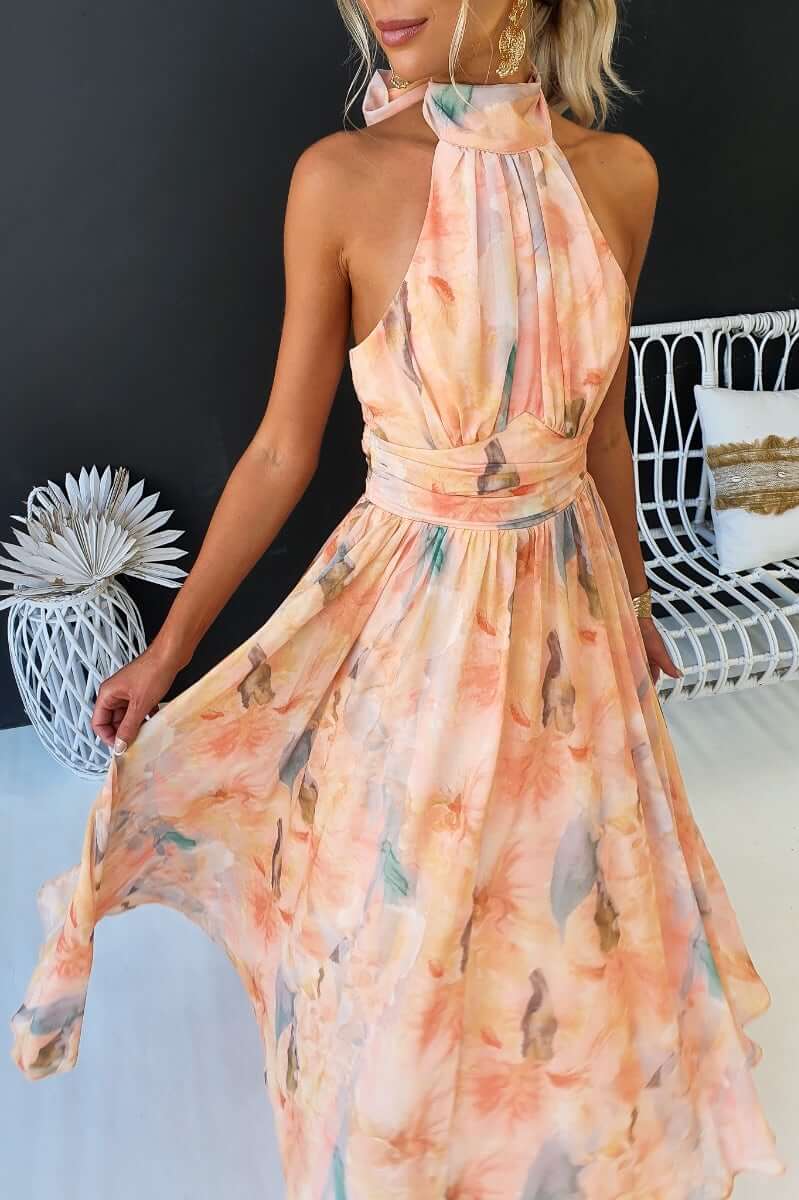 Eveline | Sierlijke Maxi-jurk