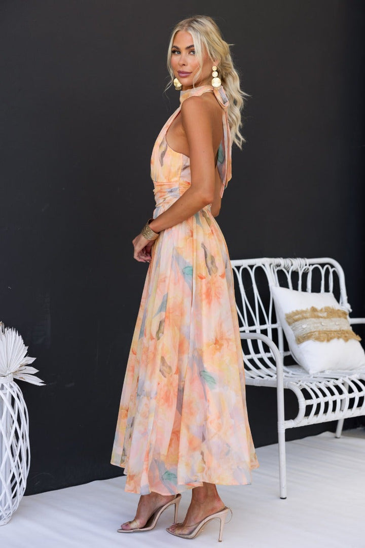 Eveline | Sierlijke Maxi-jurk
