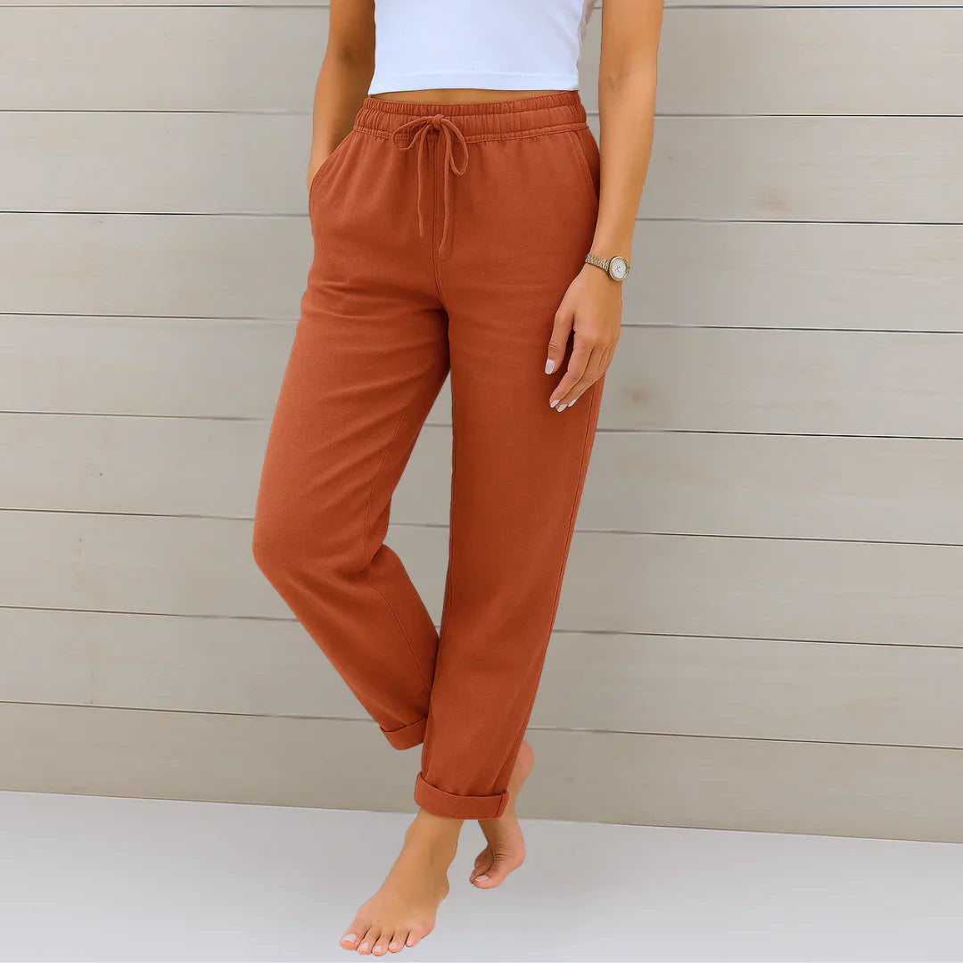 Zaina | Ademende Stretch Broek